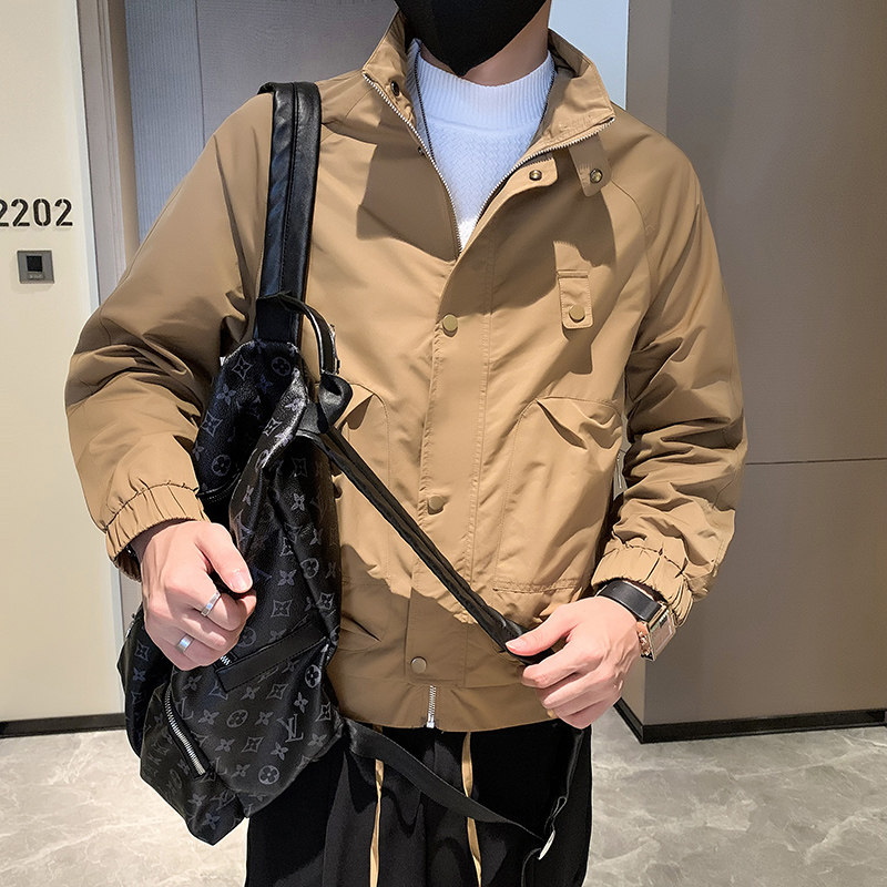 JK31-P98-控138秋季新款潮牌工装立领休闲夹克男,男装夹克,电商A370
