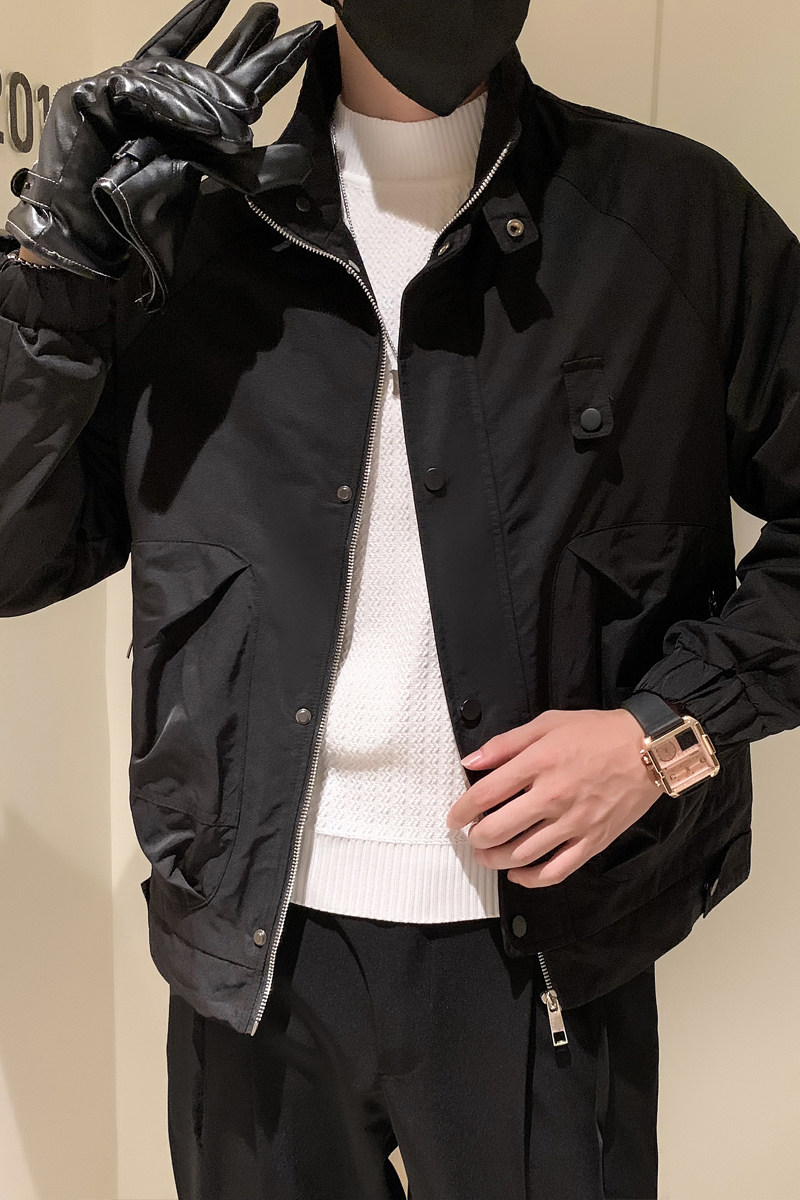JK31-P98-控138秋季新款潮牌工装立领休闲夹克男,男装夹克,电商A370