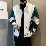 JK30-P108-控148-秋冬社会小伙潮牌新款棒球服机车服夹克外套男1，男装夹克，电商A370