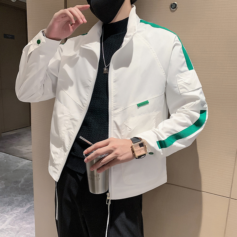 A370-JK27-P88-控108社会小伙秋冬新款立领夹克外套男，男装夹克，电商A370