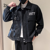PY20-P115-控158秋季新款休闲个性潮牌机车服皮衣男夹克外套，男装皮衣，电商A370