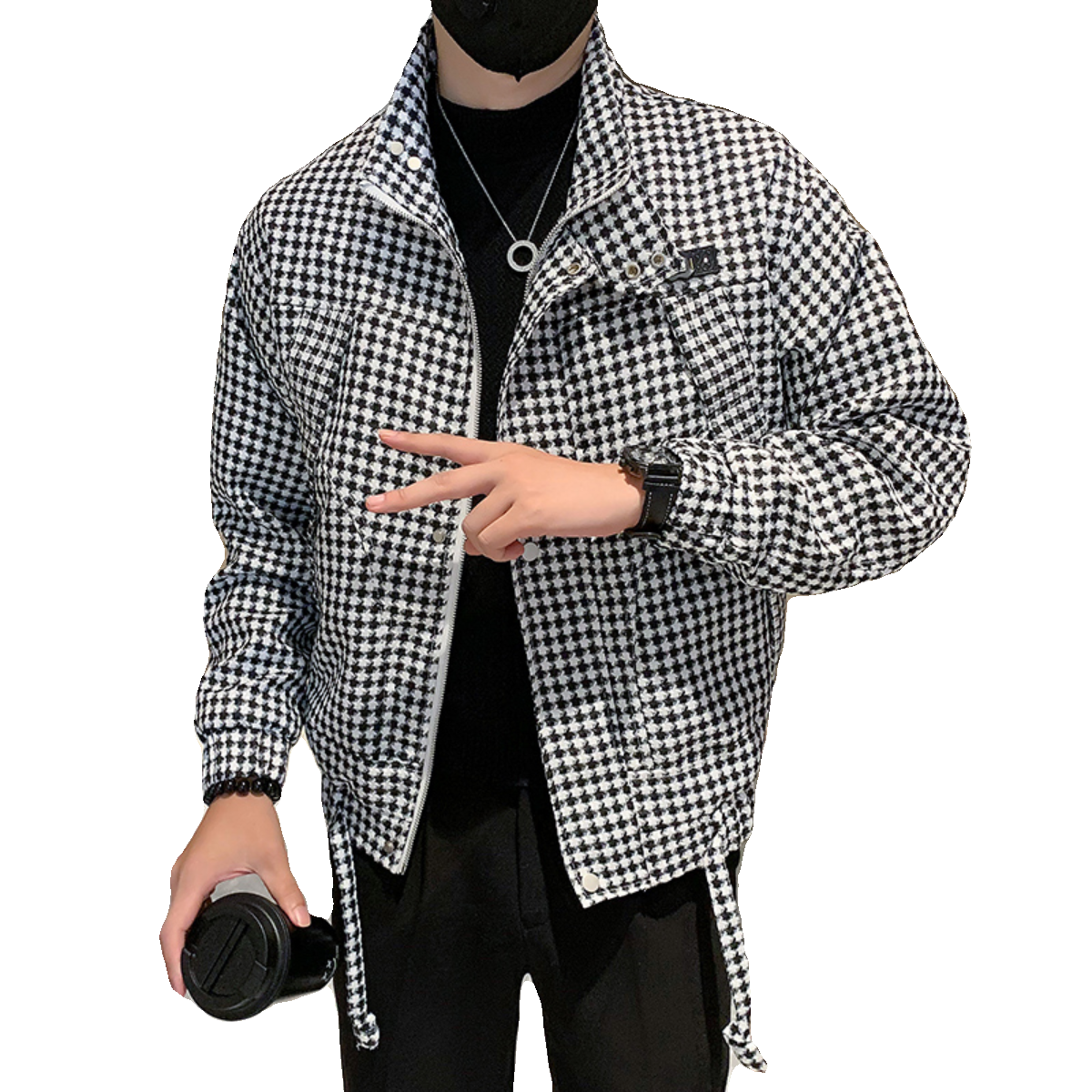 秋冬新款个性潮牌立领夹克男JK50-P98,男装夹克,电商A370