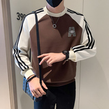 秋季新款个性潮牌撞色卫衣男潮牌W38-P65，男装卫衣，电商A370