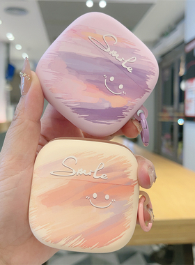 渐变晕染云彩适用华为free arc保护套耳夹clip2磨砂se4无线蓝牙耳机壳freebudsPro34防摔硅胶se2女创意5i6i7i