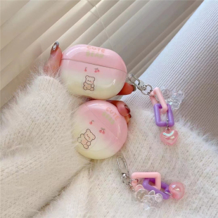 创意渐变晕染色freebuds6i保护套se3适用华为5i无线蓝牙耳机壳freebudsPro3/Pro4防摔盒clip/se2女freebuds4e