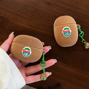 个性 2代苹果无线蓝牙保护壳适用AirPods4代硅胶防摔套AirPods3代软壳五代趣味 创意猊猴桃AirPodsPro2耳机套1