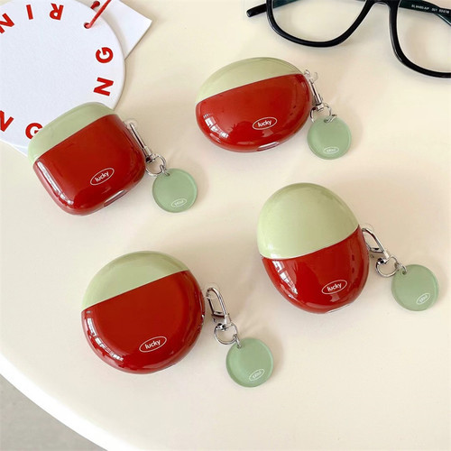 ins风撞色华为耳机壳防摔软壳