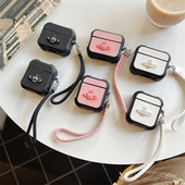 创意高级感立体西太后苹果无线蓝牙耳机壳AirPodsPro2代四角防摔盒AirPods3代Pro保护套1 华强北五代4代 2女款