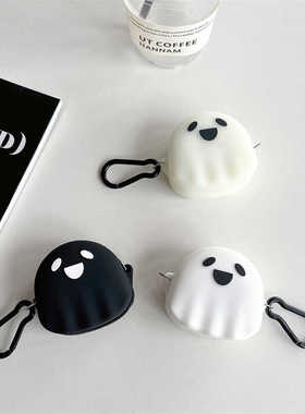 三星buds live新款保护套卡通小幽灵怪兽适用三星Galaxy蓝牙耳机壳buds2 Pro硅胶软壳情侣FE防摔盒buds Pro潮