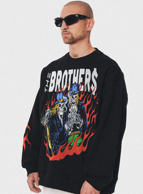 THE BROTHER美式休闲骷髅暗黑风