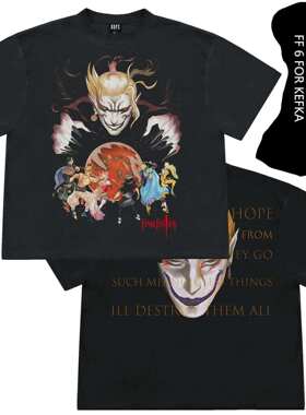 FF6 Games For Kefka 小众复古最终幻想6凯夫卡短袖T恤oversize