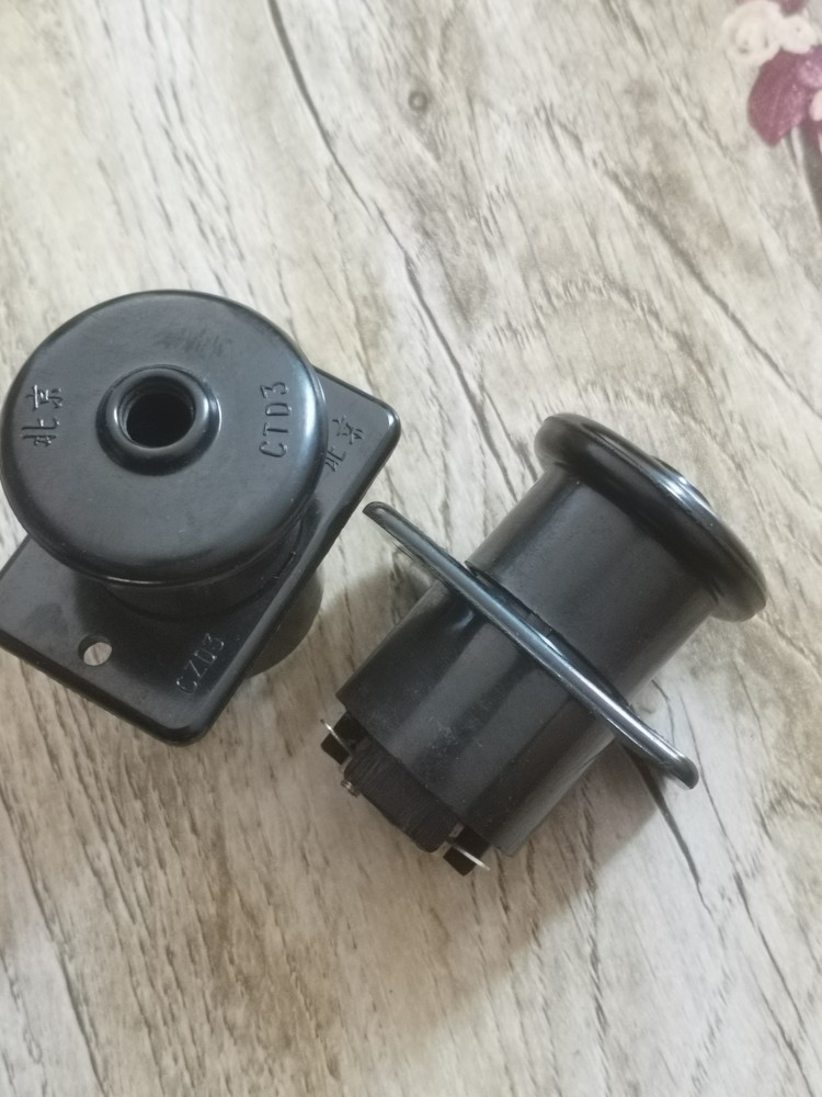 三线电源插头座 （CTD3头CZD3座  ）胆机 老设备 电源插头座