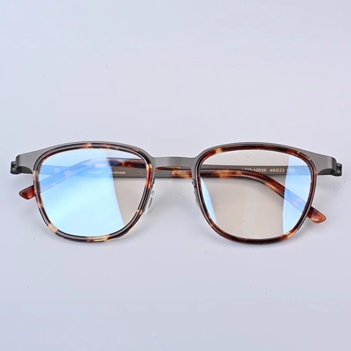 复古方框眼镜框配近视眼镜男超轻眼镜架潮流时尚大脸赛璐珞10538