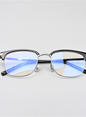 眼镜框近视镜框赛璐璐半框男复古大框潮超轻时尚手工眼镜架10618