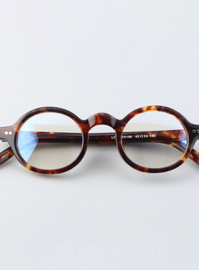 日本进口赛璐珞眼镜近视镜男复古眼镜框日本手工眼睛框镜架10108