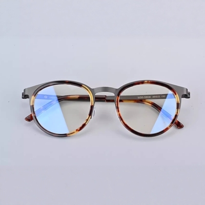 姜文同款赛璐珞钛框防蓝光眼镜