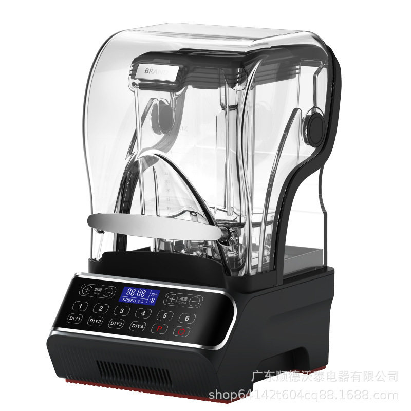 24新款冰沙机多功能无刷直流电机搅拌机咖啡奶茶店沙冰机工厂外贸