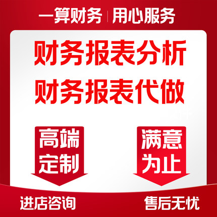 财务报表分析编制代做资产利润盈利估值模型建立分析整理满意为止
