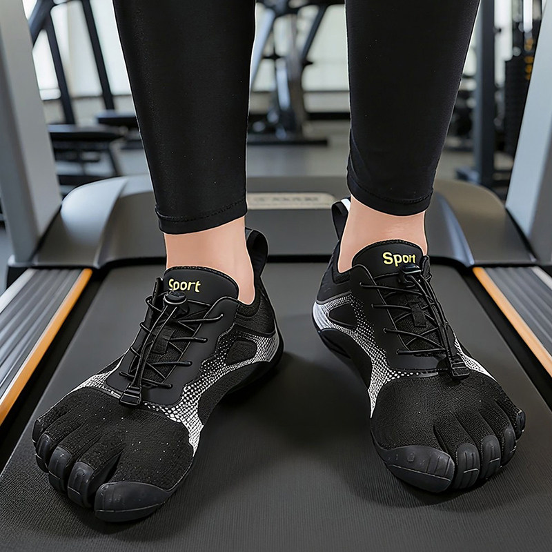 专业五指鞋分趾男女健身普拉提深蹲举重瑜伽跑步机训练防滑透气鞋