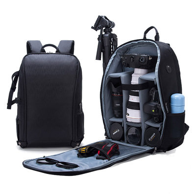 折叠新款单反相机包防盗大容量双肩户外摄影包时尚休闲无人机背包