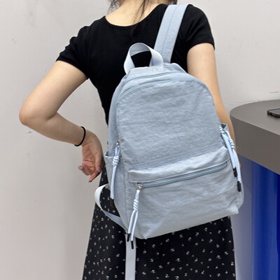 双肩包女2025新款ins防水尼龙布