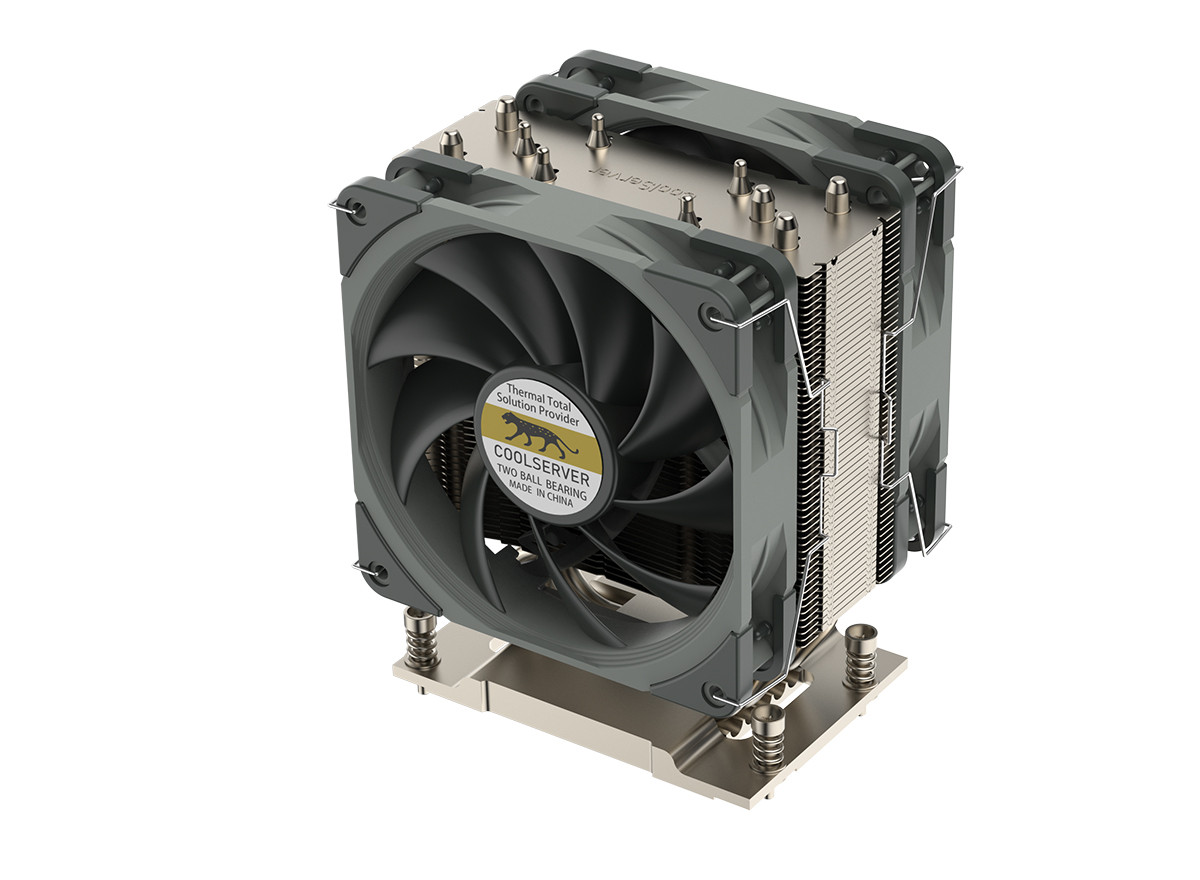 金钱豹CPU散热器AMD SP6锐龙撕裂者7965 7975 7985 7995铜底5管4U