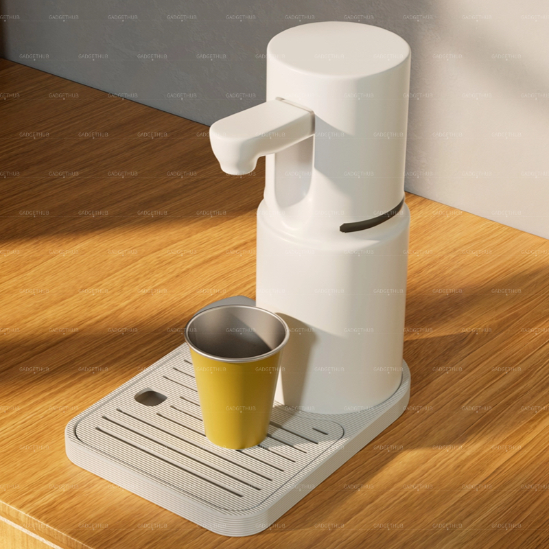 适用于米家便携即热饮水机桌面沥水槽加高溅不锈钢接水盘办公配件