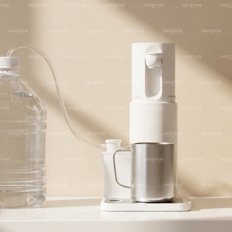 适用于米家便携即热饮水机桌面沥水槽加高溅不锈钢接水盘办公配件