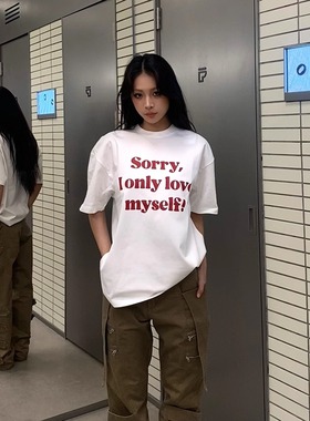 ATOP优等生男女同款美式纯棉重磅宽松短袖T恤原创2025早春夏新款