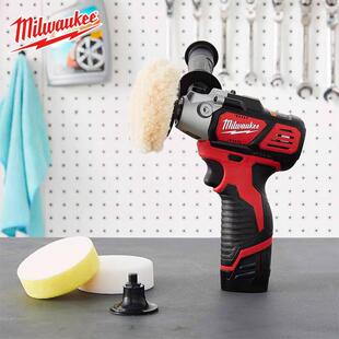 milwaukee美沃奇充电式抛光机M12 BPS磨光机汽车打蜡神器汽修美容