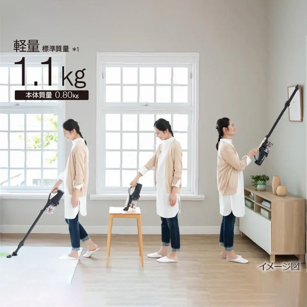 日本直送日立本土版手持式头发不易打结家用轻型吸尘器