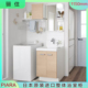 日本直邮骊住对开门整体浴室柜洗衣机柜一体台盆piara 1150mm