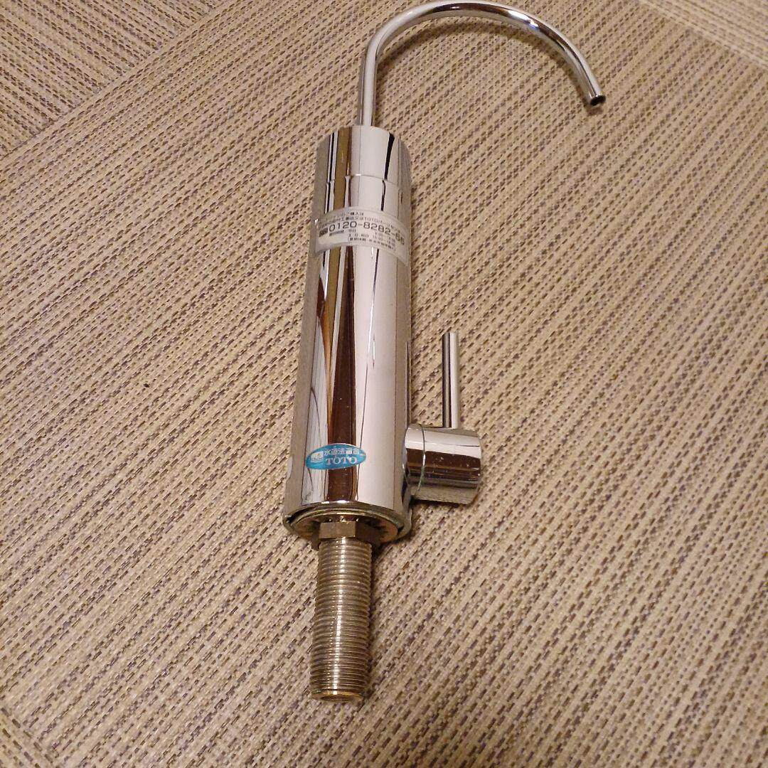 日本直送东陶厨房水槽立式净水器通用水龙头单孔内置净水滤芯
