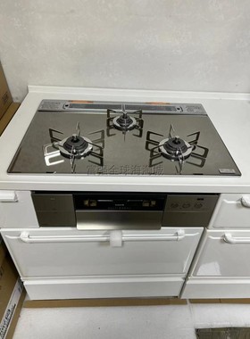 现货日本进口能率燃气灶旗舰Progre嵌入式3眼烤箱灶定时温防干烧