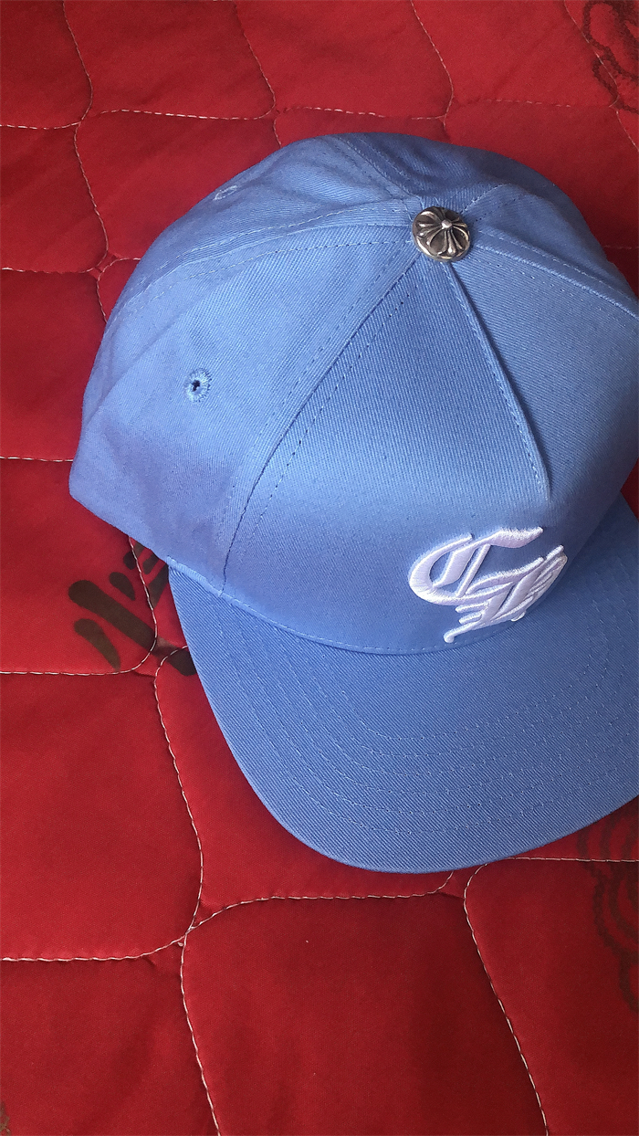 thumbnail for Custom 2025 Autumn Winter New Letter Embroidery Flat Brim Baseball Cap Women's Light Blue Star Same Style Unisex