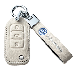 大众钥匙套速腾迈腾高尔夫7polo凌渡途观L朗逸plus宝来汽车包扣女