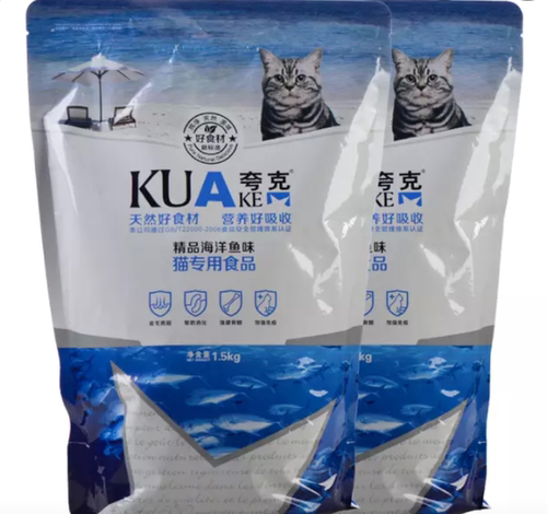夸克猫粮1.5kg海洋幼猫成猫整箱