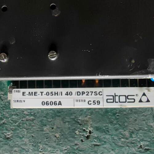E-ME-T-05H/I 40/DP27SC Atos阿托斯电子驱动器工控配件议价维修
