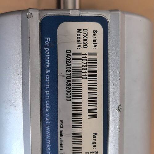 DA02A02TGAS20C00 MKS真空计 工业压力测量仪表议价维修