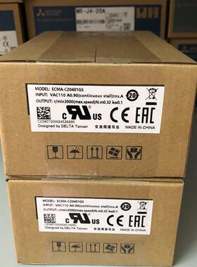 ECMA-C20401GS 台达交流伺服马达 0.1kw带键槽IP65永磁议价维修