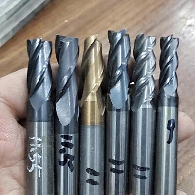 9 11 11.5 11.55mm 4刃钨钢合金铣刀 侧刃底刃加工刀具议价维修