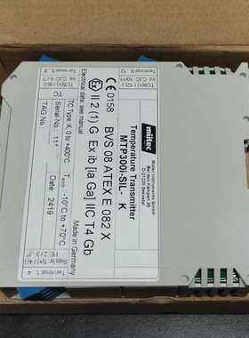 议价MUTEC温度变送器MTP 300i-SIL，全新未拆封！温维修