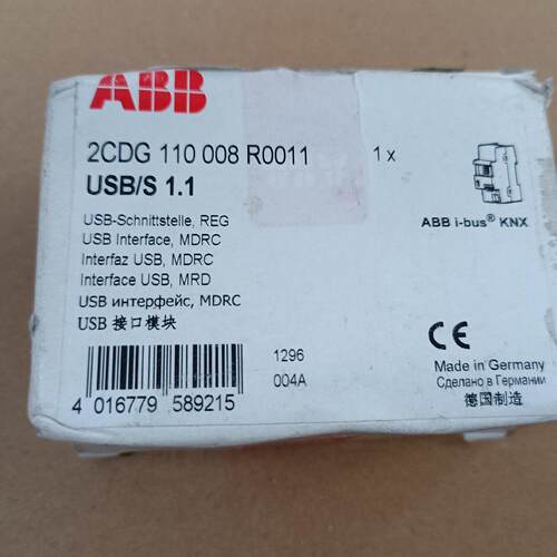 USB/S 1.1 2CDG110008R0011 USB接口模块 ABB i-bus KNX议价维修
