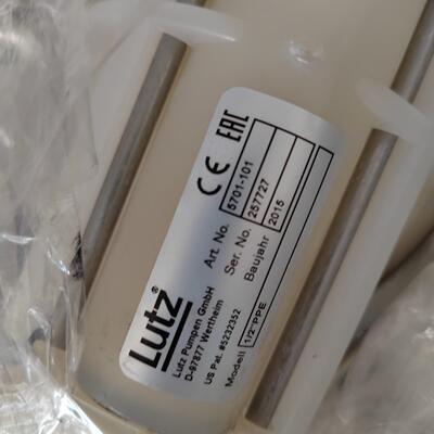 5701-101 1/2''PPE 气动隔膜泵 工程塑料LUTZ议价维修