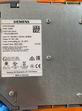 6EP1336-2BA10 SITOP PSU100S 工业电源模块议价维修