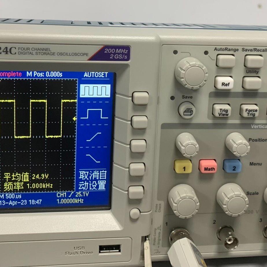 TDS2024C 泰克数字示波器 四通道 200MHz带宽 2GS/s采样议价维修