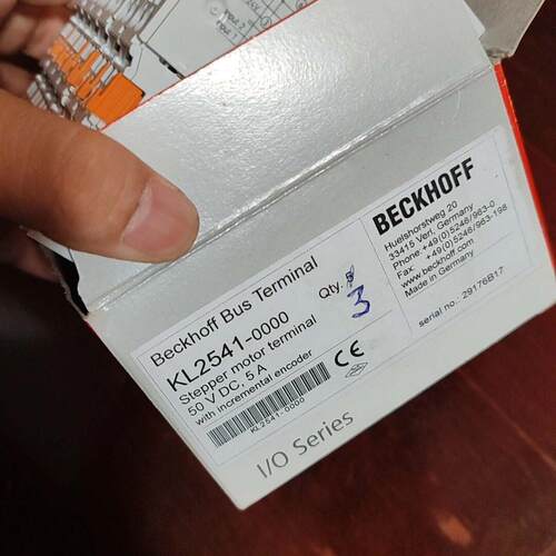 KL2541 BECKHOFF倍福步进电机总线端子 工控IO模块议价维修