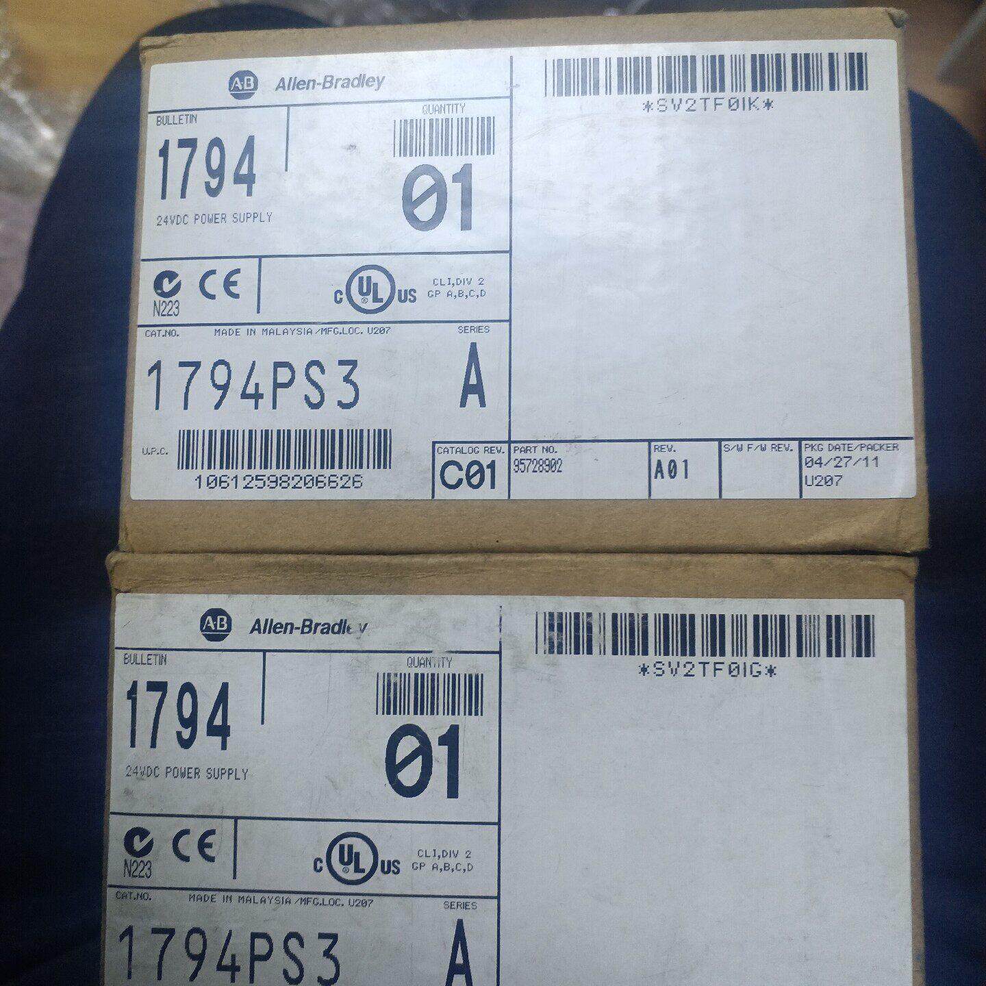 1794PS3 AB控制器 24VDC工业电源 工控自动化配件议价维修