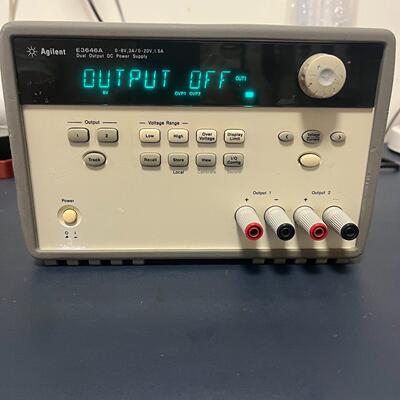 E3646A 安捷伦双路输直流电源 0-8V3A 0-20V1.5A可调电源议价维修