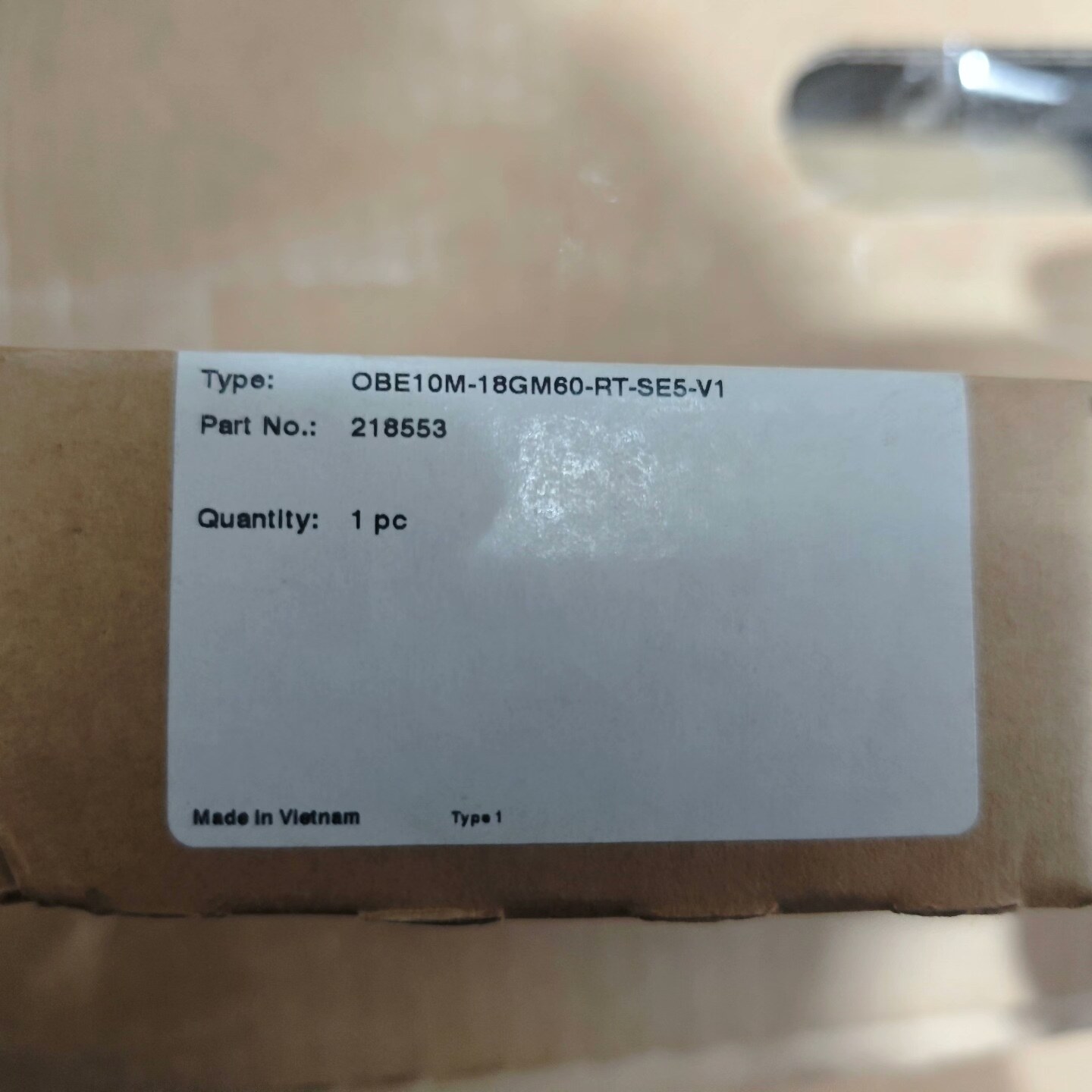 OBE10M-18GM60-RT-SE5-V1 倍加福光电传感器议价维修
